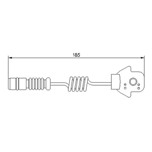 Bosch Brake Pad Wear Sensor Front 1 987 474 963