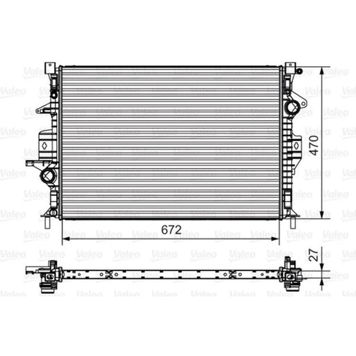 Valeo Engine Radiator 735551