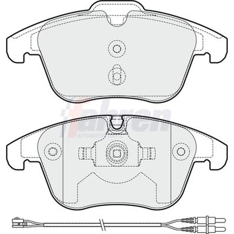 Fahren Front Brake Pad Set fits Citroën C5 III 2008-2017 1.6 1.8 2.0