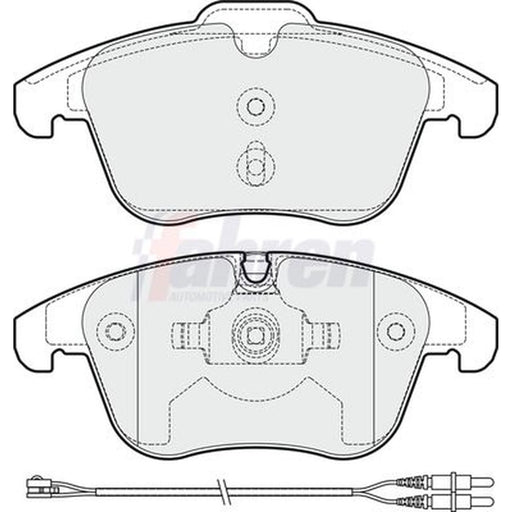 Fahren Front Brake Pad Set FBP3249