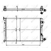 NRF Engine Radiator 509602