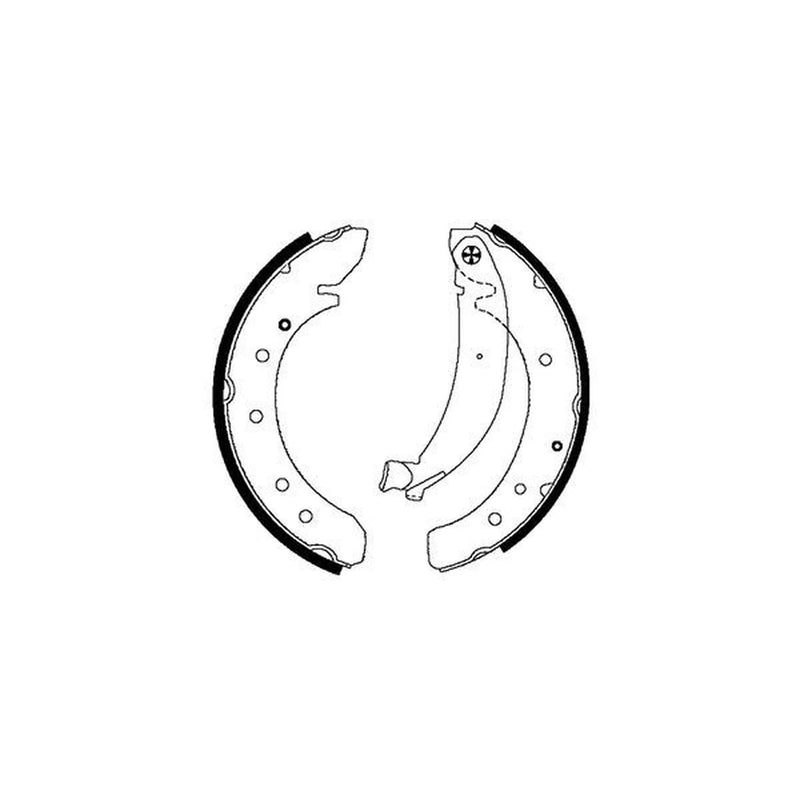 Textar Brake Shoe Set Axle Kit 91049600