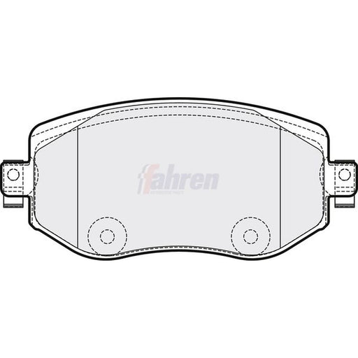Fahren Front Brake Pad Set
