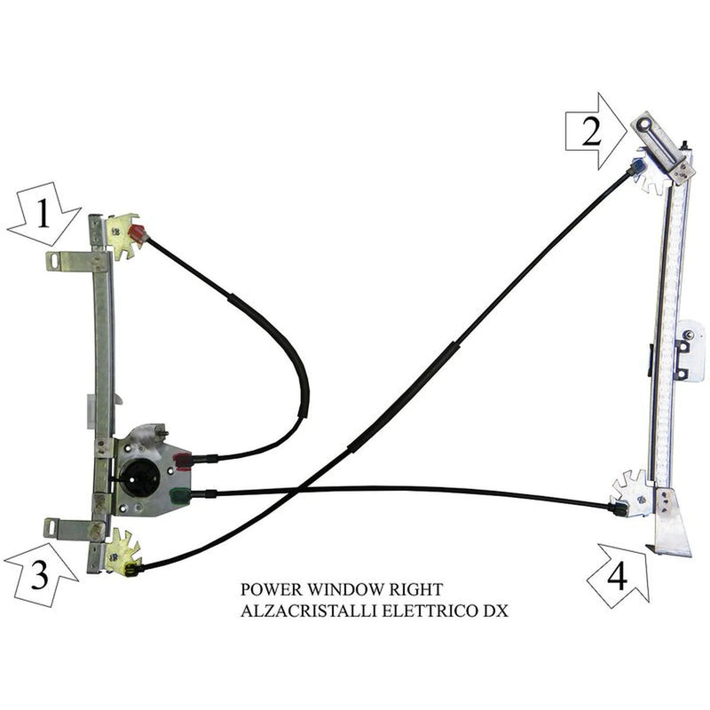Valeo Electric Window Regulator Lifter Right Front 852575