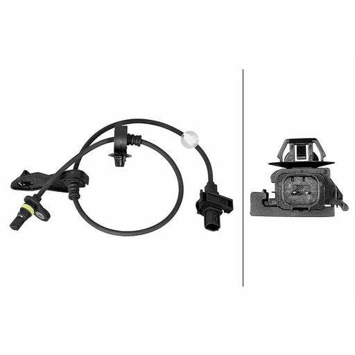 Hella ABS Wheel Speed Sensor Rear 6PU 358 219-011