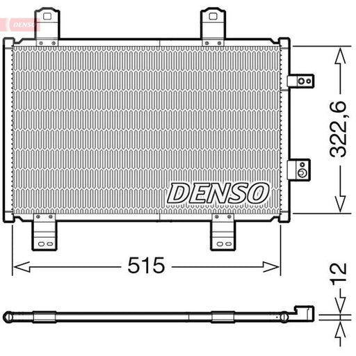 Denso Air Conditioning Condenser DCN44018