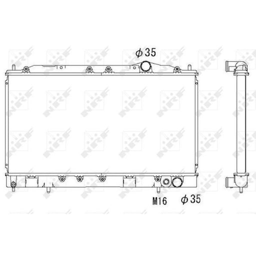 NRF Engine Radiator 53521