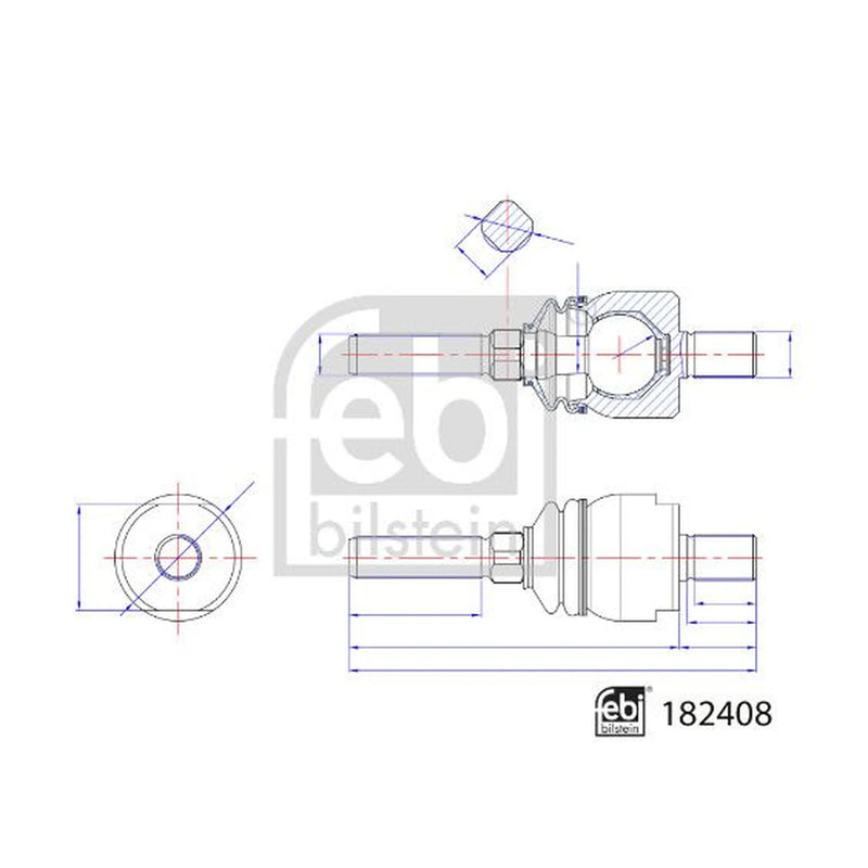 Febi Stabiliser Drop Link Front Right 182408