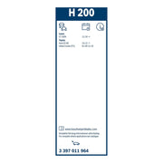 Bosch Conventional Wiper Blade 200mm — H200