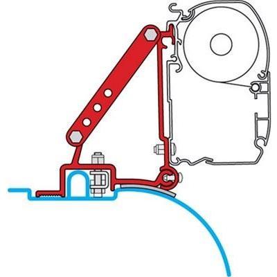 Fiamma Adapter Brackets Ducato Jumper Boxer Van H2 for F45 F70 Awnings 98655-680 - Fiamma - Van Life Living