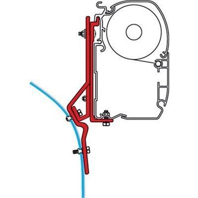 Fiamma Adapter Brackets Ducato Master Iveco Van for F45 F70 Awning 98655-286 - Nova - Van Life Living