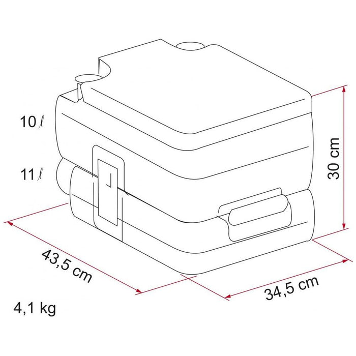 Fiamma Bi-Pot 34 Caravan Campervan Camping Boat Disabled Portable Toilet - Fiamma - Van Life Living