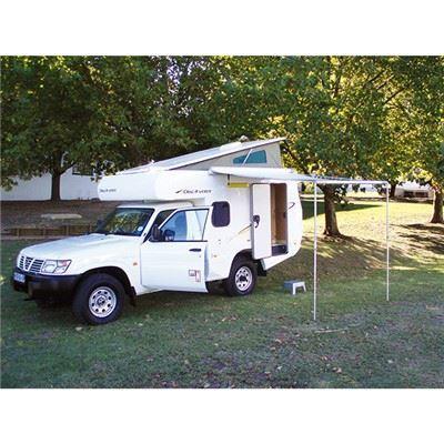 Fiamma F35 Pro Awning 180 Titanium Case Royal Blue Fabric Campervan Caravan 06762-01Q - Fiamma - Van Life Living