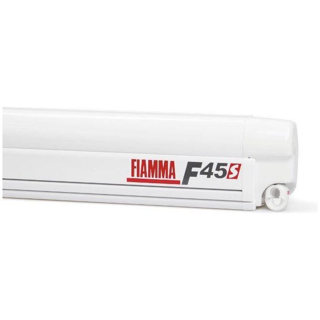 Fiamma F45 S Winch Awning Wind Out 260 Deep Black Royal Grey Fabric 06759H01R - Fiamma - Van Life Living