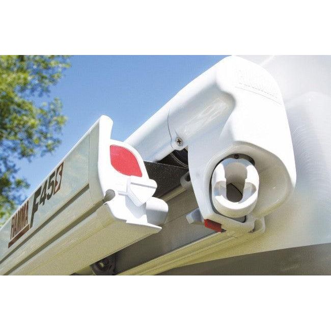 Fiamma F45 S Winch Awning Wind Out 260 Deep Black Royal Grey Fabric 06759H01R - Fiamma - Van Life Living