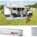 Fiamma F45S 375cm Awning Titanium Case Royal Blue Fabric Motorhome Caravan - Fiamma - Van Life Living