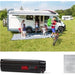 Fiamma F45S 450cm Awning Deep Black Case Royal Grey Fabric Motorhome Caravan - Fiamma - Van Life Living