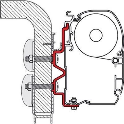 Fiamma Kit Adapter Brackets Hymer Camp for F45 F70 Awning Mounting 98655-278 - Fiamma - Van Life Living