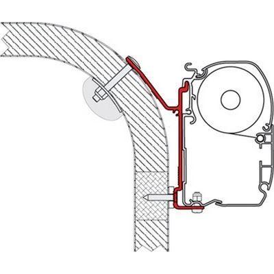 Fiamma Kit Mobilvetta Nazca Motorhome Campervan Awning Brackets 98655-713 - Fiamma - Van Life Living