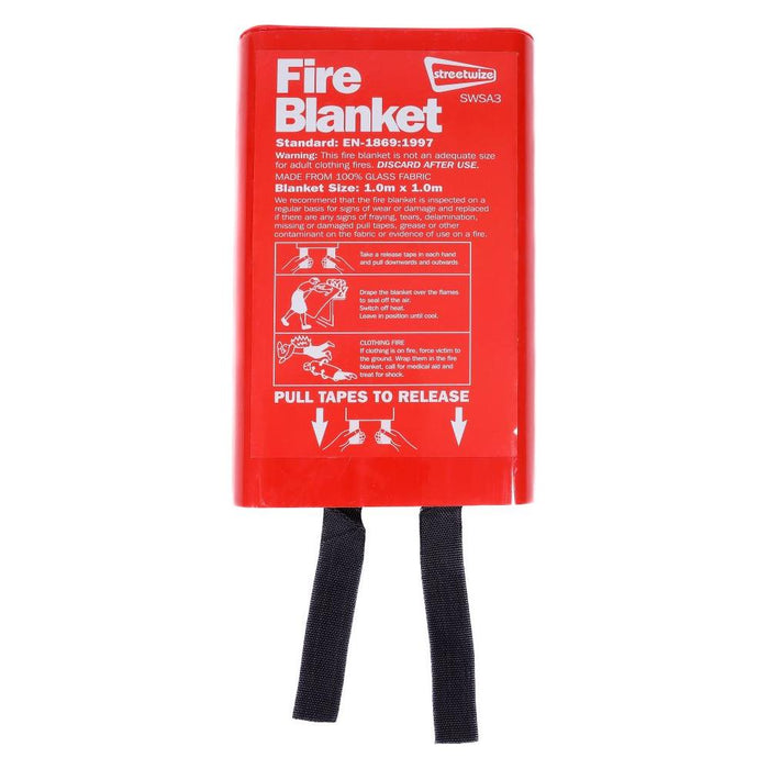 Fire Blanket in Hard Case - Streetwize - Van Life Living