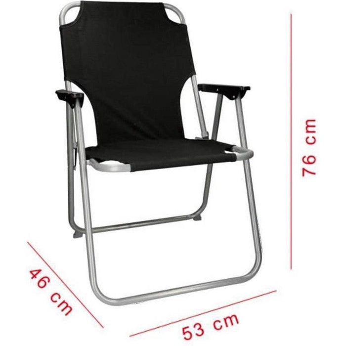 Folding Camping Chairs Picnic Fishing Deck Chair Beach Outdoor Seat Garden Patio - ukcampingandleisure - Van Life Living