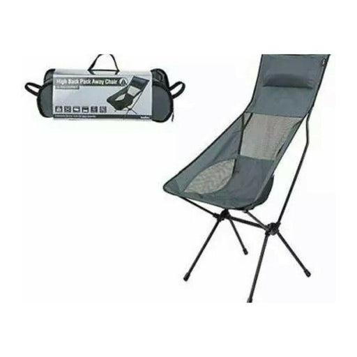 Folding Grey Camping Chair - Summit - Van Life Living