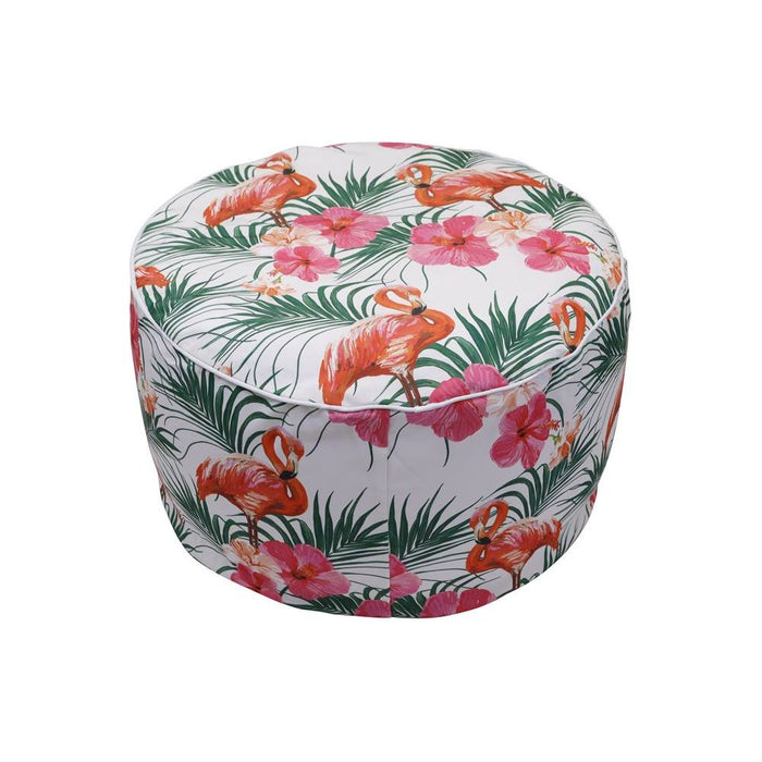 Gaeden Flamingo Palm Print Inflatable Ottoman - Gardenwize - Van Life Living