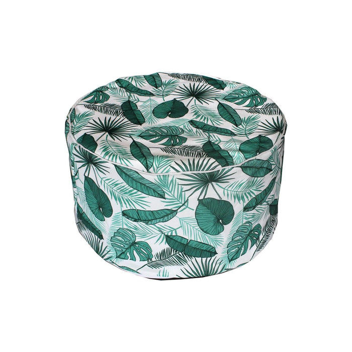 Garden Botanical Print Inflatable Ottoman Pouf - Gardenwize - Van Life Living