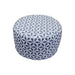 Garden Grey/White Geometric Print Inflatable Ottoman - Gardenwize - Van Life Living