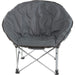 Grey Adult Bucket Camping Chair Padded High Back Folding Orca Moon Chair & Bag - Summit - Van Life Living