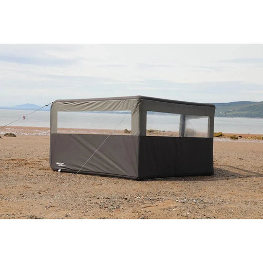 Vango AirBeam Windbreak - 3 Panel - Elements ProShield Shadow Grey - Vango - Van Life Living