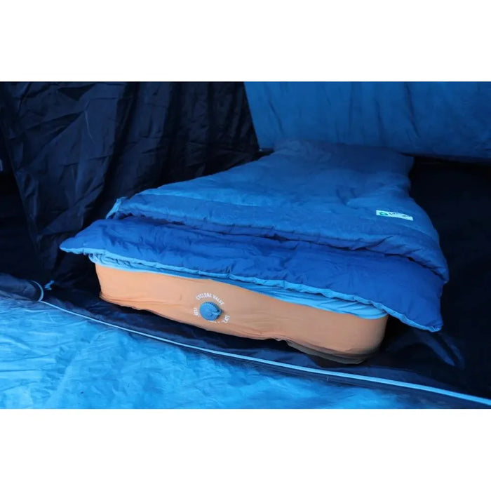 Vango Shangri-La II 15 Grande 15 Grande Cloud Grey / Orange Self Inflating Sleep Mat - Vango - Van Life Living