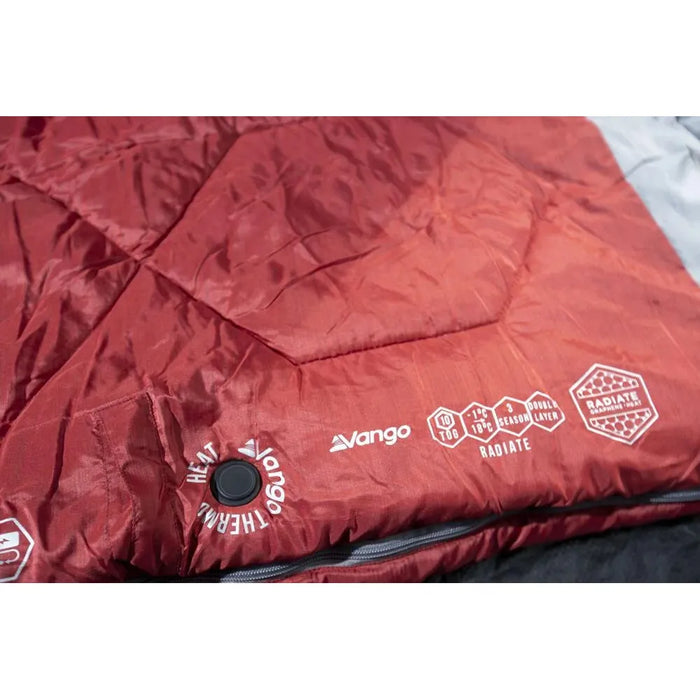 Vango Radiate Single Heather Red Sleeping Bag - Vango - Van Life Living