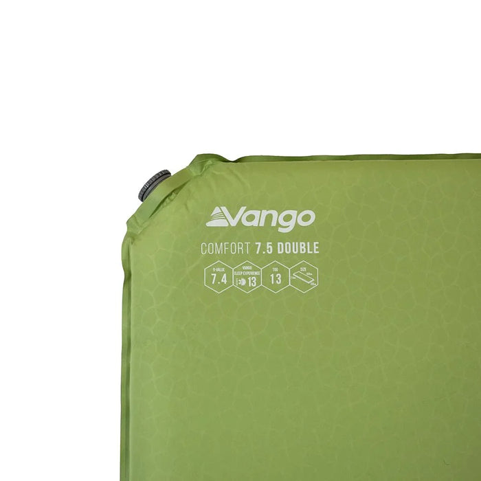 Vango Comfort 7.5 Double 7.5 Double Herbal Self Inflating Sleep Mat - Vango - Van Life Living