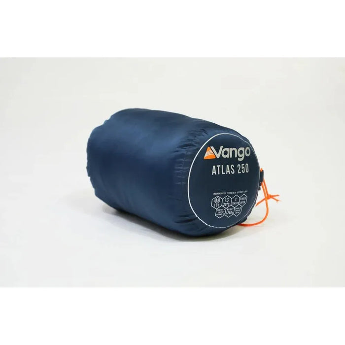 Vango Atlas 250 Ink Blue Sleeping Bag Single - Vango - Van Life Living