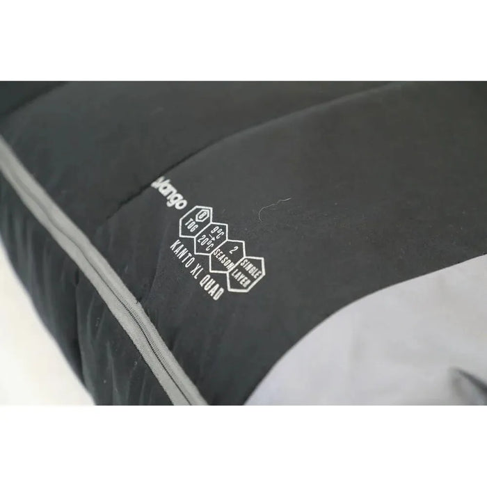 Vango Kanto XL Quad XL Black Sleeping Bag - Vango - Van Life Living