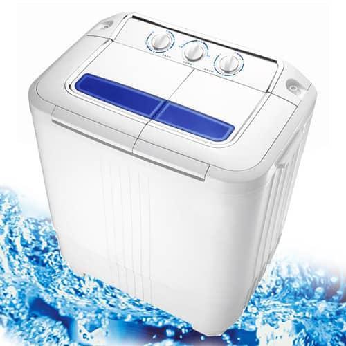 Incasa Portable Mini Camping Caravan Travel Washing Machine Spin Dryer Drying - Incasa - Van Life Living