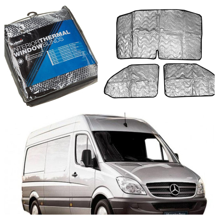 Internal Thermal Blinds fits Mercedes Sprinter 06 on - Summit - Van Life Living