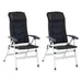 Isabella Thor Dark Grey Camping Chair 2 Pack - Isabella - Van Life Living