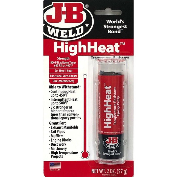 JB Weld HighHeat 57g Heat Temperature Resistant Epoxy Putty Metal Repair Filler - JB Weld - Van Life Living