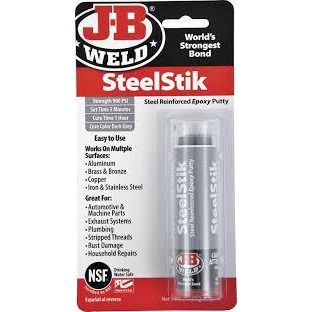 JB Weld Steel Stick Metal Repair Reinforced Epoxy Putty Adhesive SteelStik 57g - JB Weld - Van Life Living