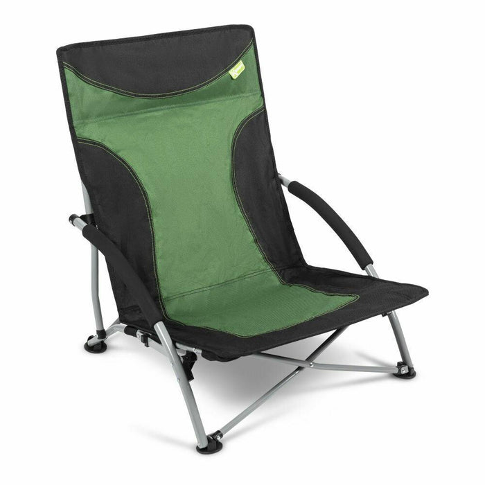 Kampa Sandy Low Level Folding Camping Beach Chair Fern Green - Kampa - Van Life Living