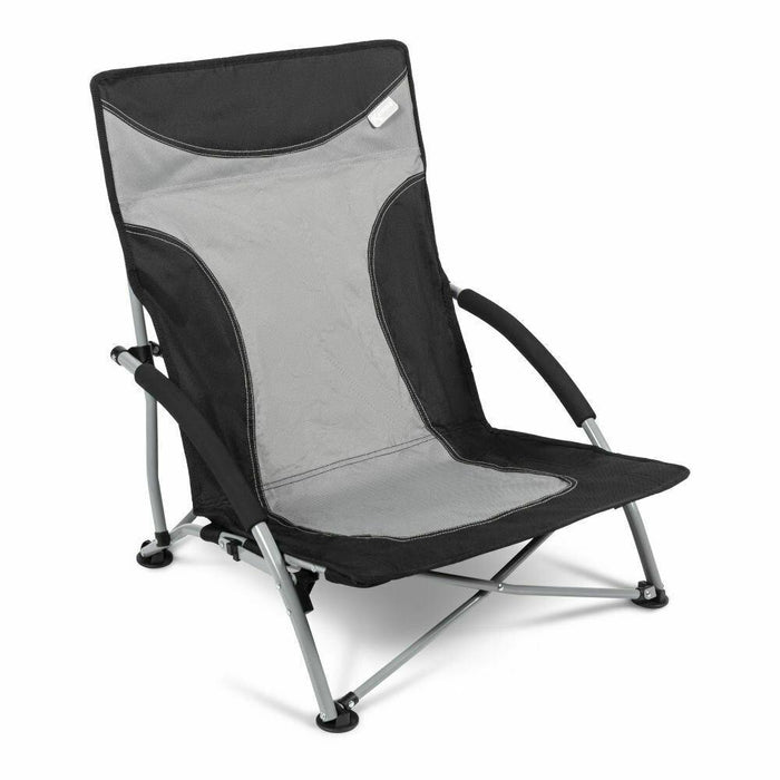 Kampa Sandy Low Level Folding Camping Beach Chair Fog Grey - Kampa - Van Life Living