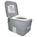 Leisurewize 10L Camping Lightweight Flushing Toilet - GREY - Leisurewize - Van Life Living