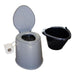 Leisurewize Camping Toilet Lightweight and Portable with Seat Festivals Outdoor Caravan - 5L - Leisurewize - Van Life Living