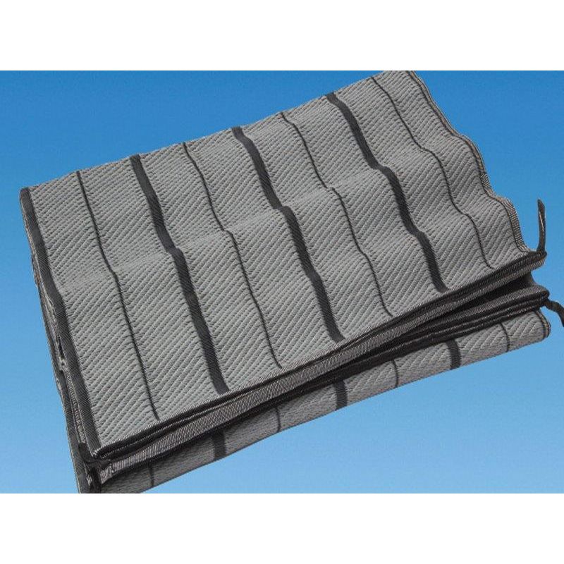 Luxury Awning Carpet 2.5 x 6.0m Moroccan Style Padded Ground Sheet H/D Grey PLS - PLS - Van Life Living