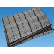 Luxury Awning Carpet 2.5 x 6.5m Moroccan Style Padded Ground Sheet H/D Grey PLS - PLS - Van Life Living