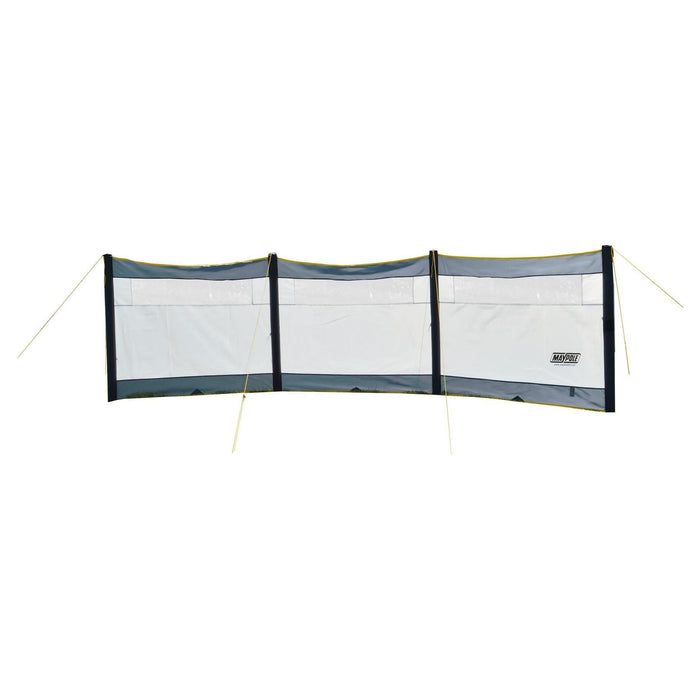 Maypole 3 Panel Inflatable Camping Windbreak with Windows L480cm x H140cm - Maypole - Van Life Living