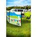 Maypole 3 Panel Poled Windbreak Summer Days 5m x 1.4m - Maypole - Van Life Living