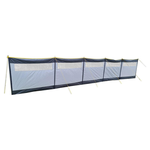 Maypole 5 Panel Steel Poled PVC Windbreak 800cm - Maypole - Van Life Living